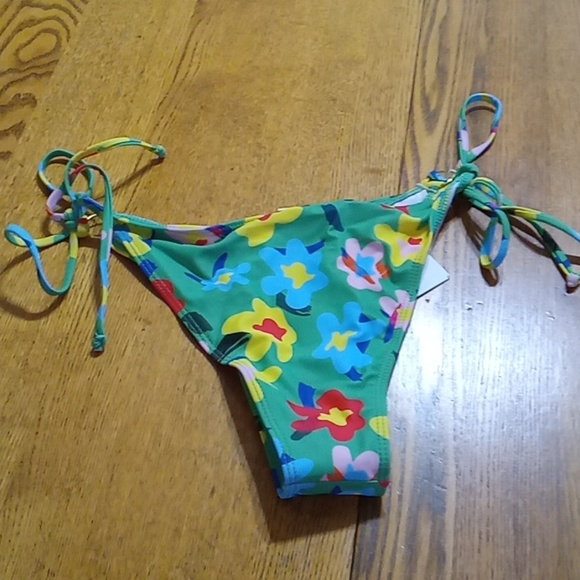 HALARA Womens XL EXTRA LARGE BIKINI BOTTOM Beach Resort FLORAL Multicolor NEW - Picture 3 of 6